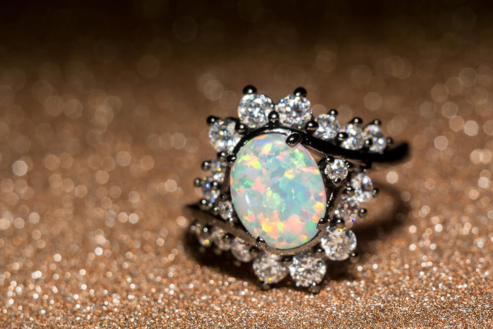 Opal Jewellery Ring