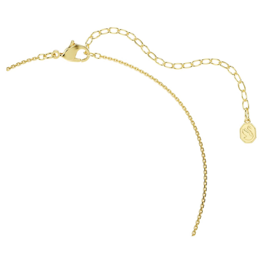 Swarovski Hyperbola Gold-Tone Plated Necklace With Clear Crystals 5738248