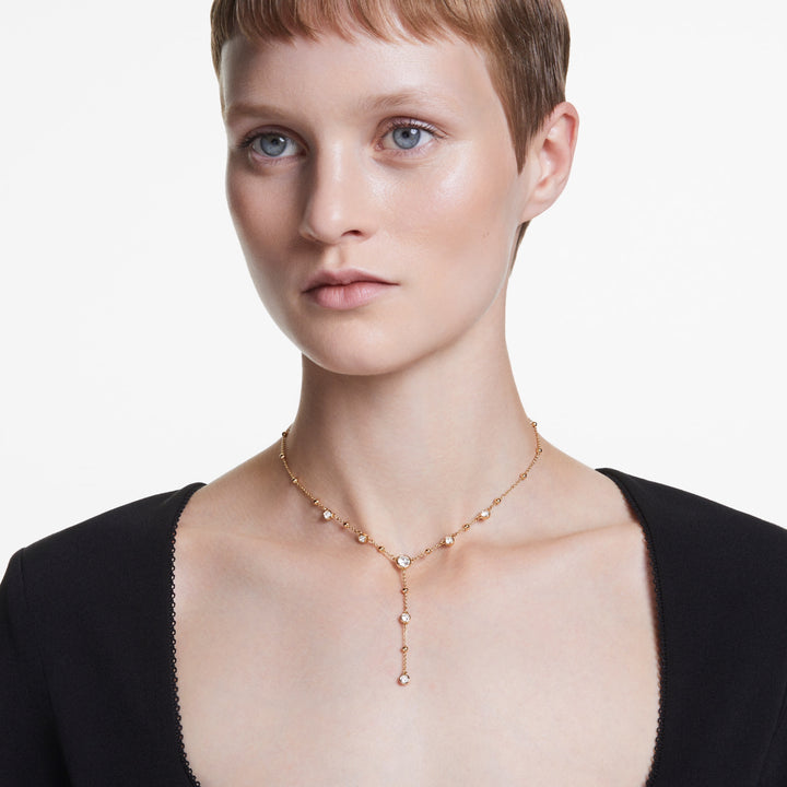 Swarovski Imber Gold-Tone Plated Necklace With Clear Crystals 5684510