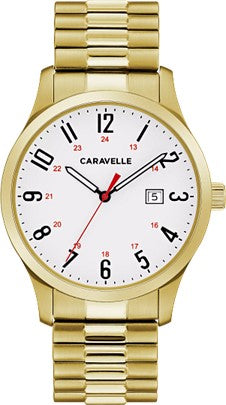 Caravelle Men's Gold-Tone Quartz Watch