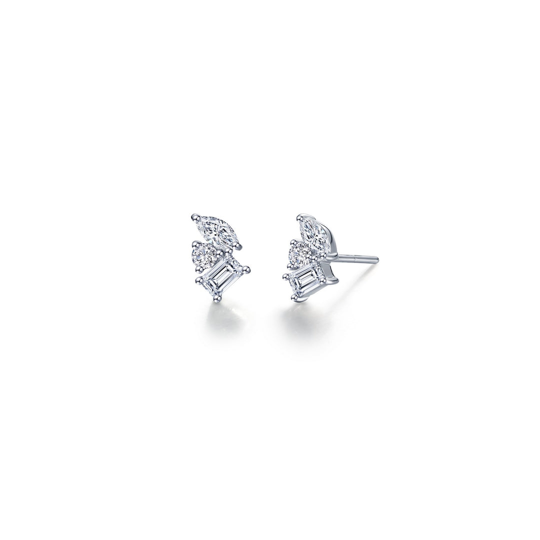 Lafonn Sterling Silver Cubic Zirconia Stud Earrings