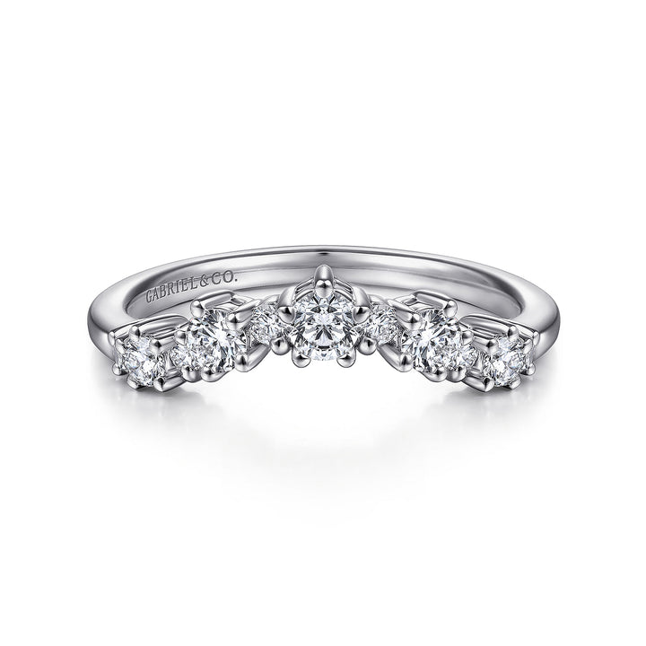 14K White Gold SI G/H 0.43 CTW Diamond Women's Wedding Band