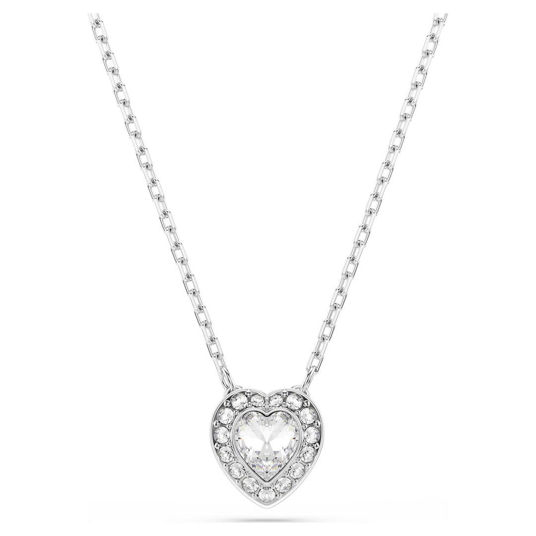 Swarovski Ariana Grande x Swarovski Rhodium Plated Heart Necklace With Clear Zirconia's 5720852