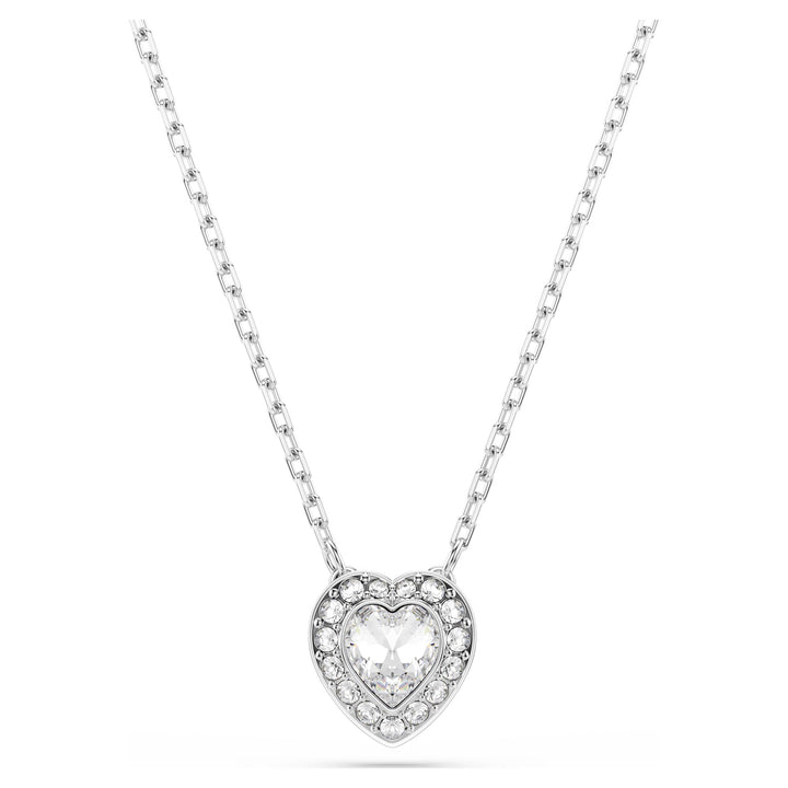 Swarovski Ariana Grande x Swarovski Rhodium Plated Heart Necklace With Clear Zirconia's 5720852