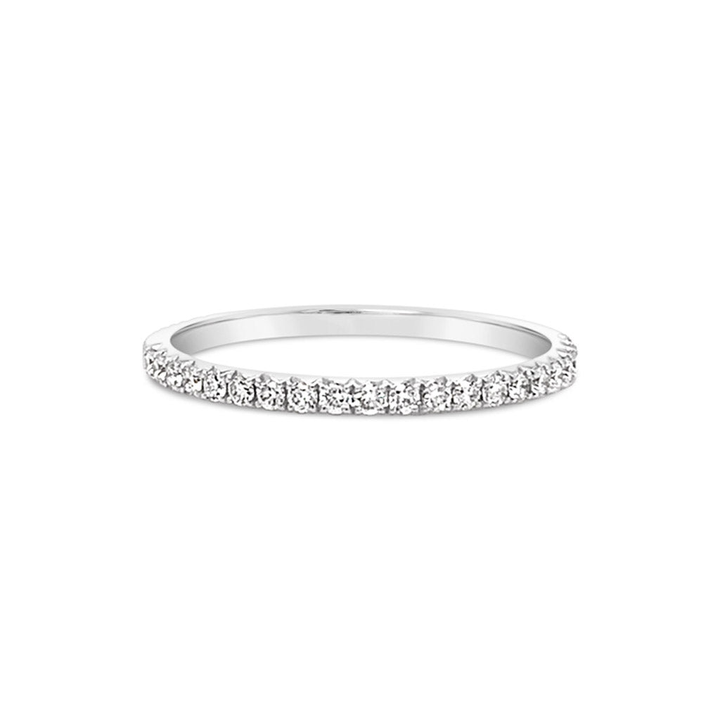 18K White Gold SI2 F/G 0.20 CTW Diamond Women's Wedding Band