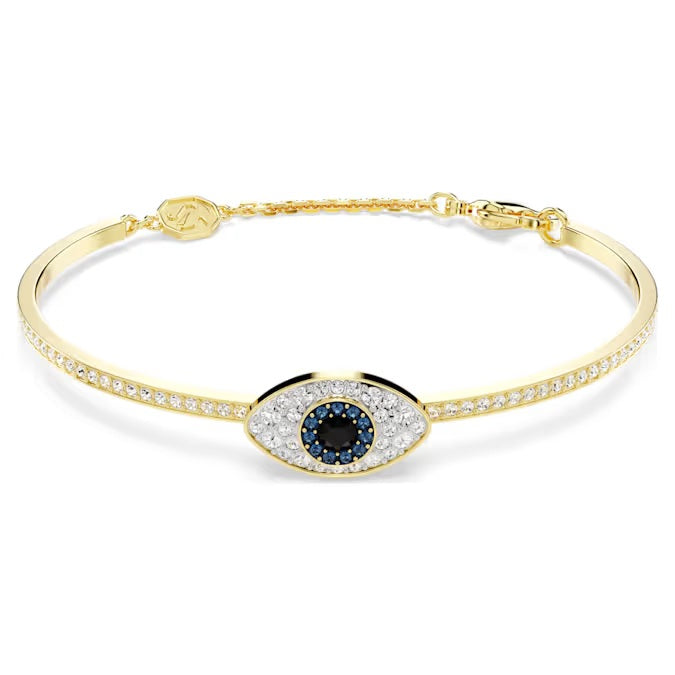 Swarovski Symbolica Gold-Tone Plated Evil Eye Bangle 5692171