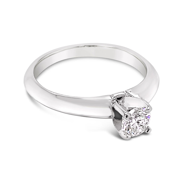 Women's 14K White Gold Solitaire Ring Mount (420-00005)