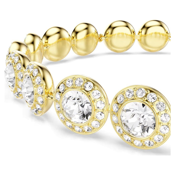 Swarovski Una Angelic Gold-Tone Plated Bracelet With Clear Crystals 5505469
