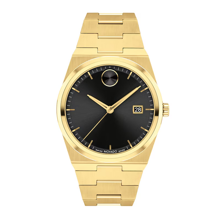 Movado Bold Quest Men's Brushed Gold-tone Stainless Steel Quartz Watch 3601223