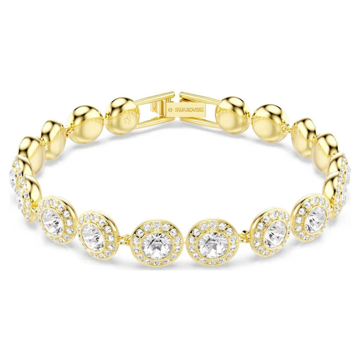 Swarovski Una Angelic Gold-Tone Plated Bracelet With Clear Crystals 5505469