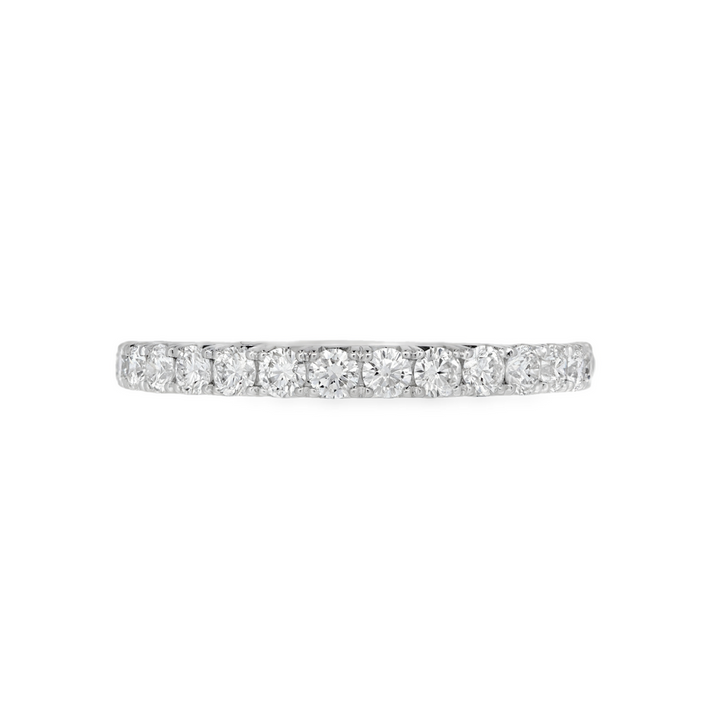 14K White Gold VS2 F/G 0.50 CTW Diamond Women's Wedding Band