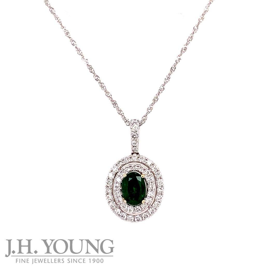 Coloured Stone Pendant