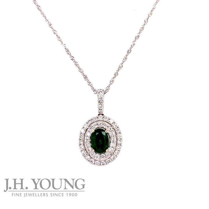 Coloured Stone Pendant
