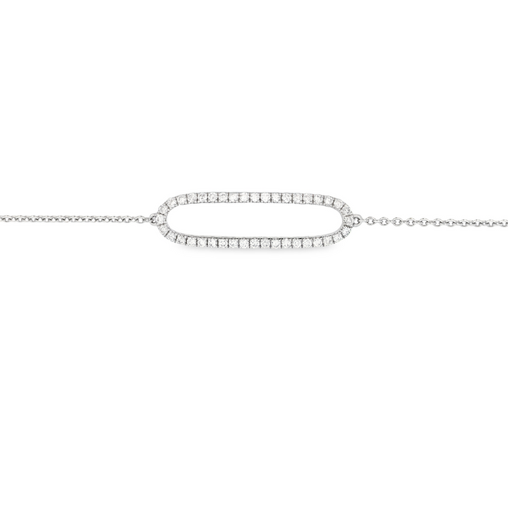 14K White Gold 7" 0.39 CTW Diamond Bracelet