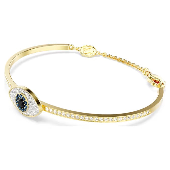 Swarovski Symbolica Gold-Tone Plated Evil Eye Bangle 5692171