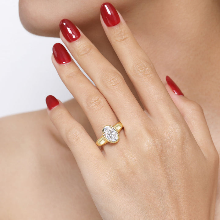 14K Yellow Gold 0.35 CTW Diamond Semi-Mount Engagement Ring