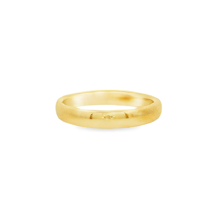 Estate - 18 Karat Yellow Gold 3.22mm Wide Band, Size 6