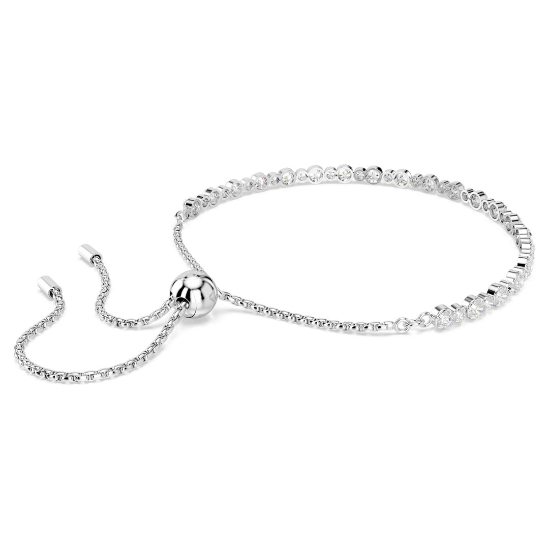 Swarovski Matrix Rhodium Plated Bracelet With Clear Zirconia's 5677813