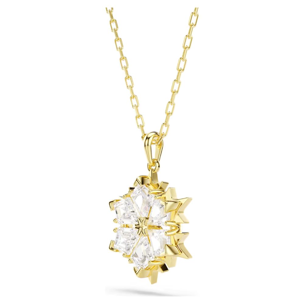 Swarovski Magic Evolution Gold-Tone Plated Snowflake Necklace