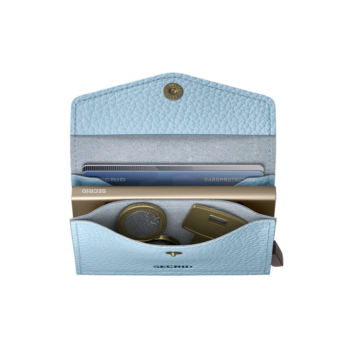 Secrid Pebble Ice Blue Envelope Wallet