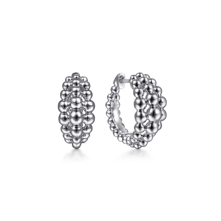 Sterling Silver Gabriel & Co. Huggie Earrings With
