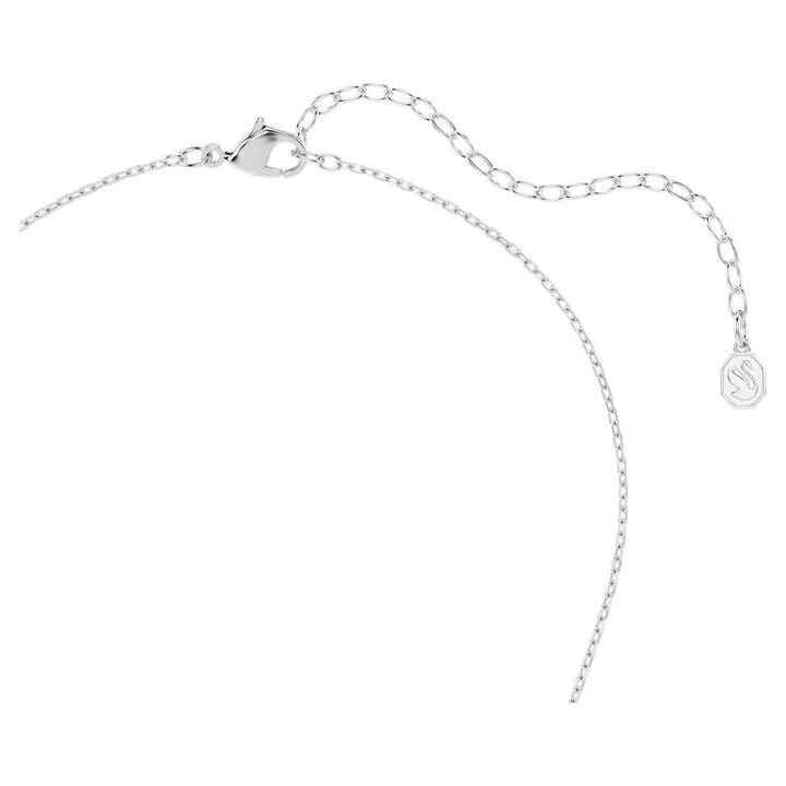 Swarovski Hyperbola Rhodium Plated Necklace With Clear Crystals 5737064