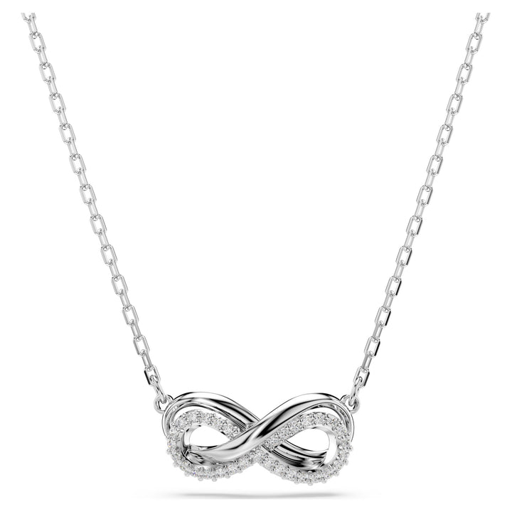 Swarovski Hyperbola Rhodium Plated Necklace With Clear Zirconia's 5687265