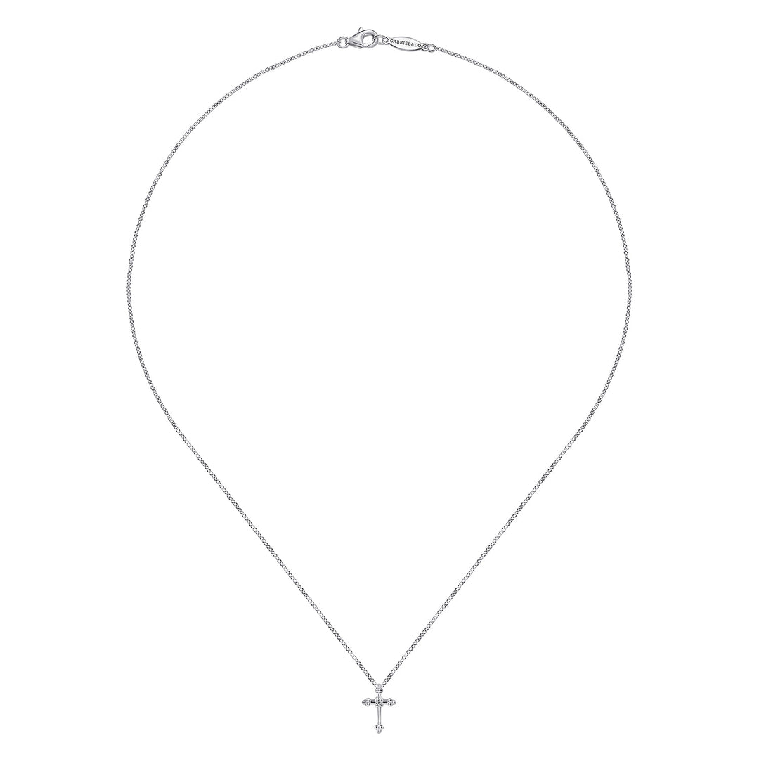 Sterling Silver Gabriel & Co. Cross Necklace