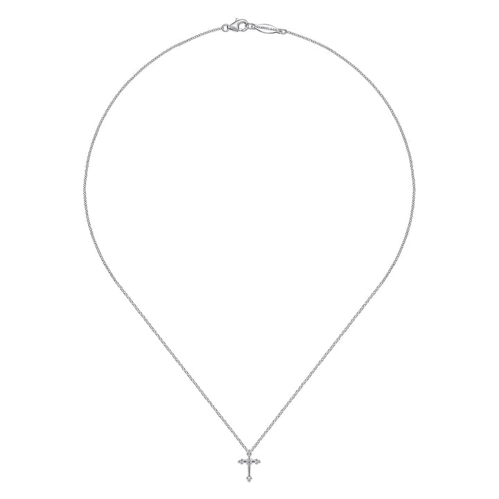 Sterling Silver Gabriel & Co. Cross Necklace