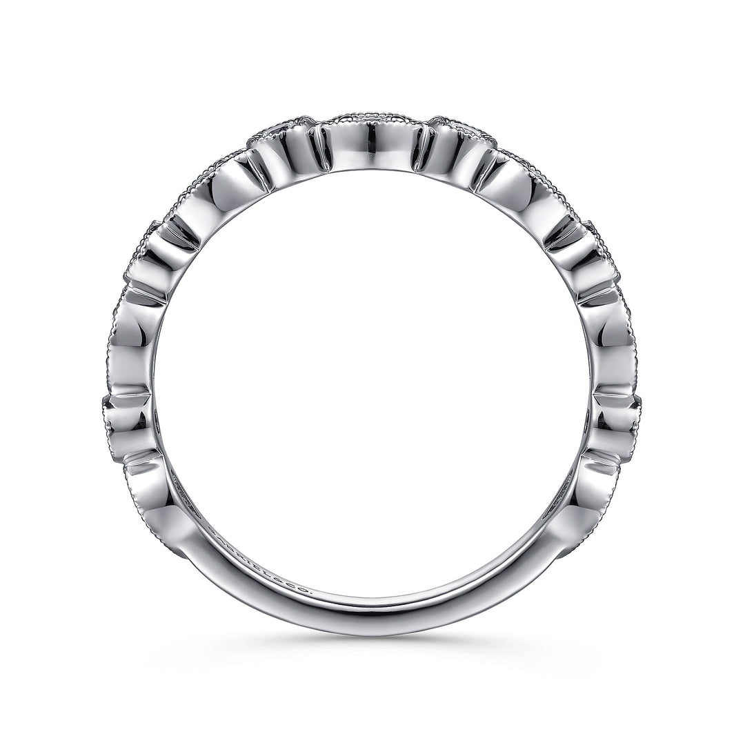 14K White Gold SI G/H 0.30 CTW Diamond Women's Wedding Band