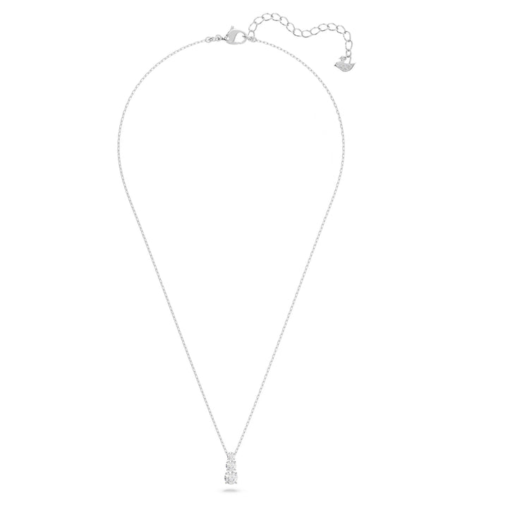 Swarovski Stilla Attract Rhodium Plated Necklace With Clear Zirconia's 5414970
