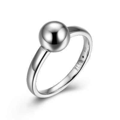 Elle Silver Orb 8mm Bead Ring