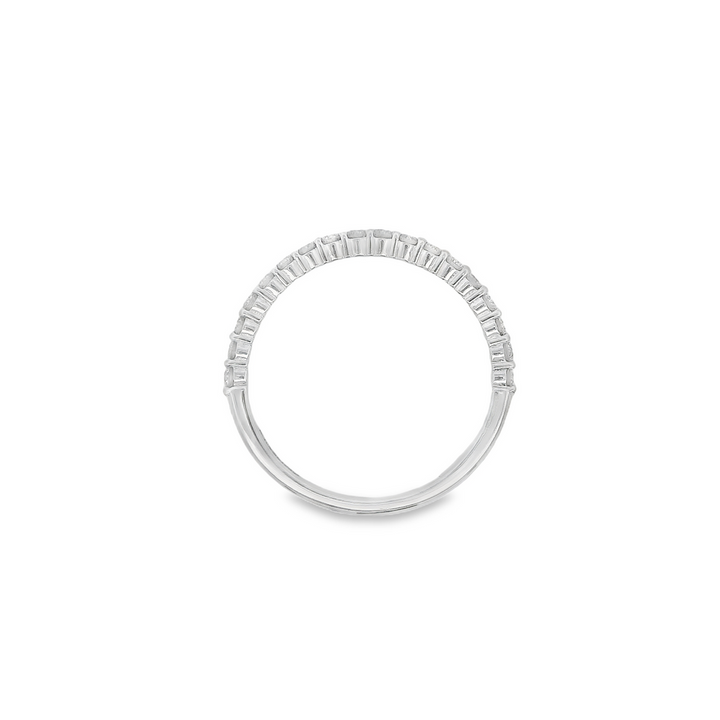 14K White Gold 0.36 CTW Diamond Women's Wedding Band