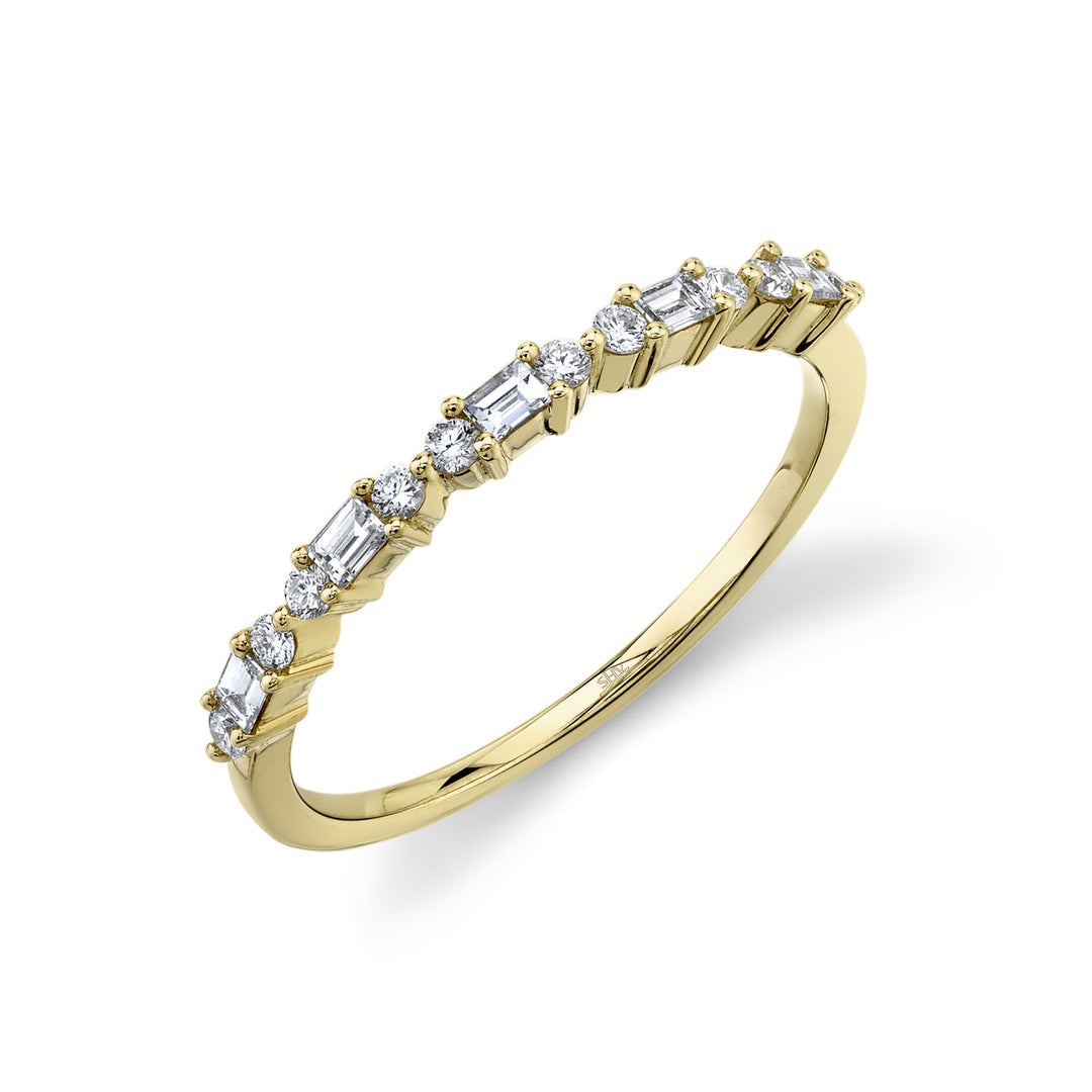14K Yellow Gold Shy Creation Kate Collection 0.12 CTW Diamond Ring