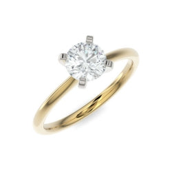 Women's 14K Yellow Gold 1.02 CTW Lab Grown Diamond Solitaire Engagement Ring