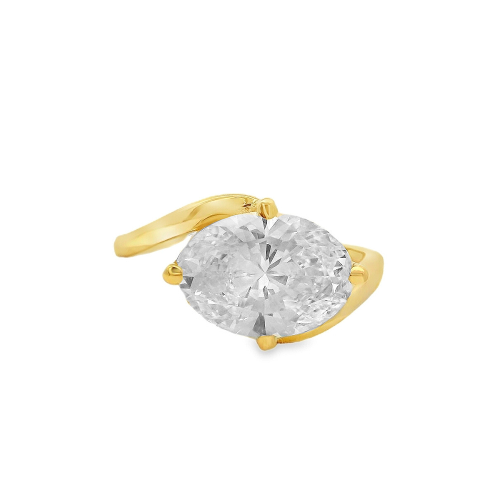 14K Yellow Gold 2.50 CTW LAB Grown Diamond Ring