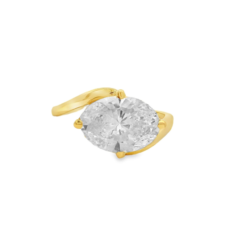 14K Yellow Gold 2.50 CTW LAB Grown Diamond Ring
