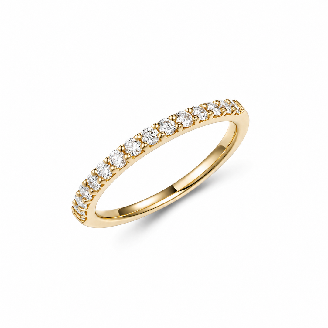 18K Yellow Gold VS2 F/G 0.20 CTW Diamond Women's Wedding Band