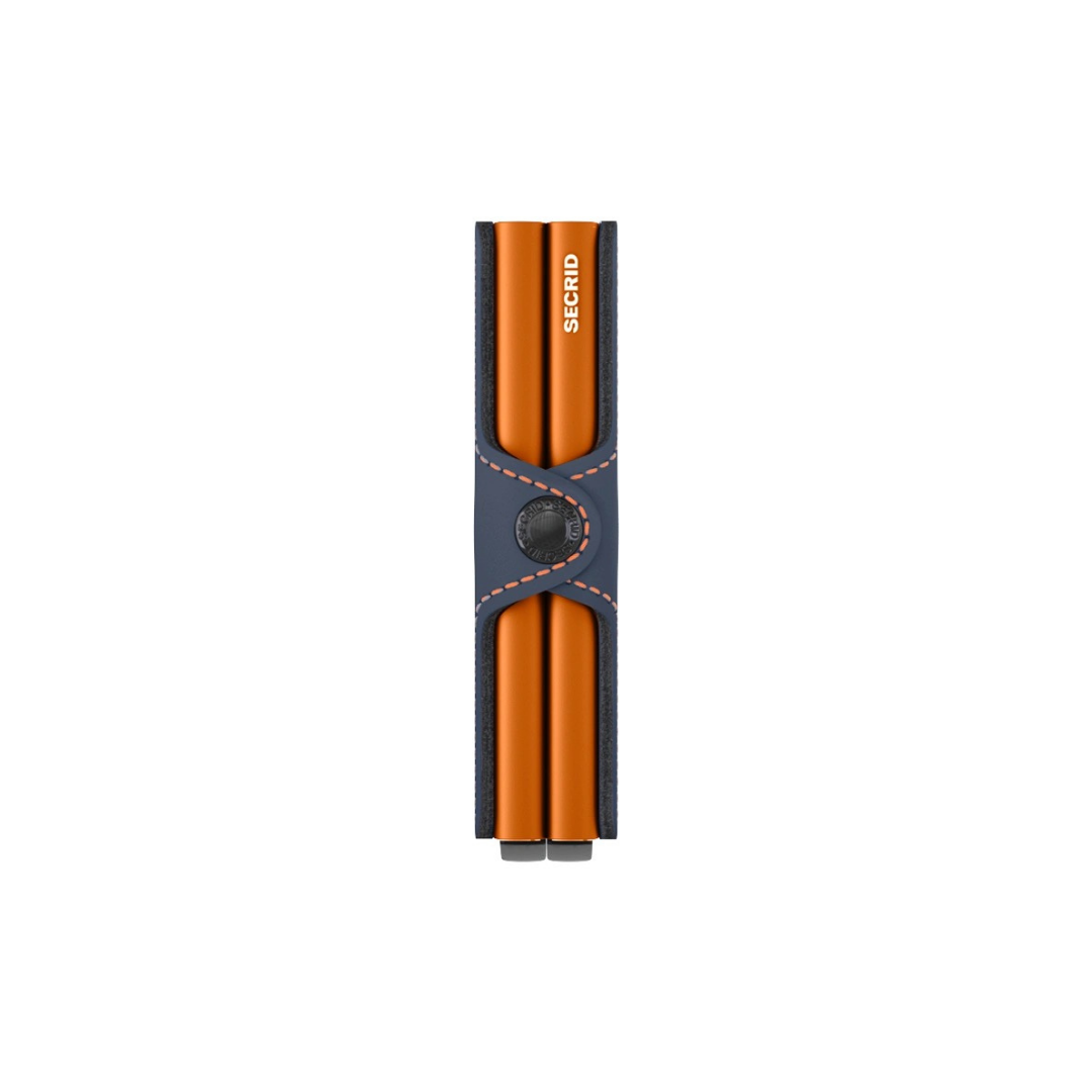 Secrid Matte NIghtblue-Orange Twinwallet