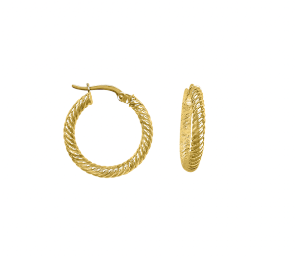Precious Metal (No Stones) Earring