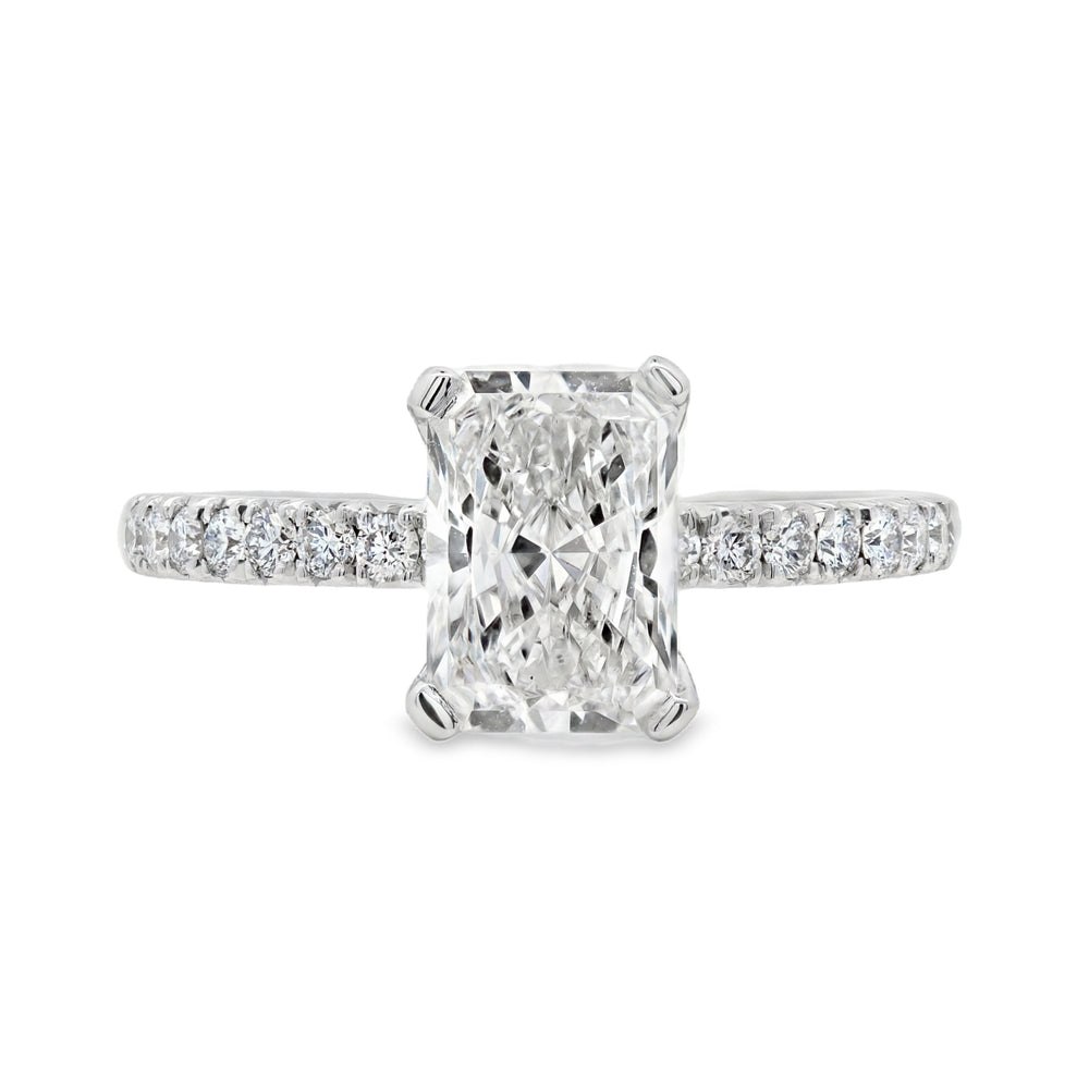 14K White Gold Classic 0.30 CTW Diamond Semi-Mount Engagement Ring