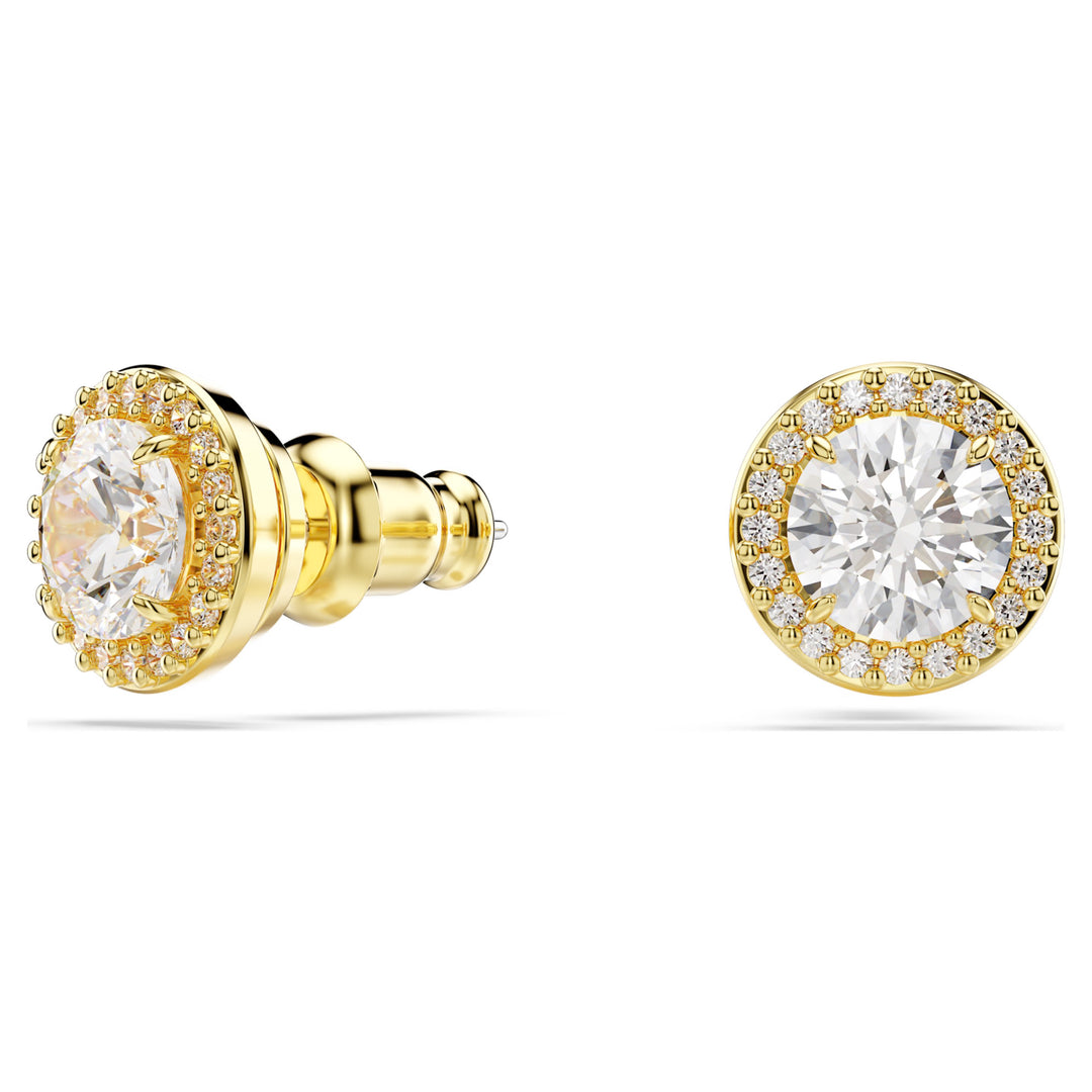 Swarovski Una Angelic Gold-Tone Plated Stud Earrings With Clear Zirconia's 5686637