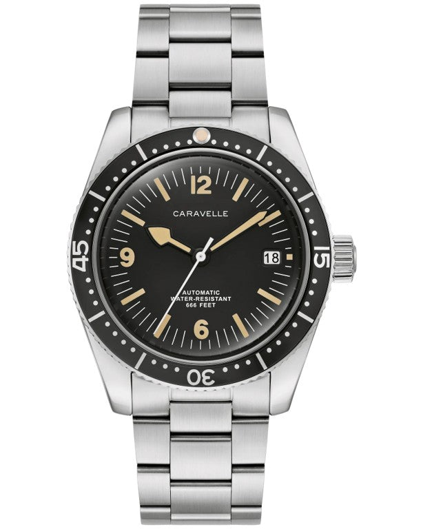 Caravelle Vintage Sea Hunter Men's Automatic Watch 43B175