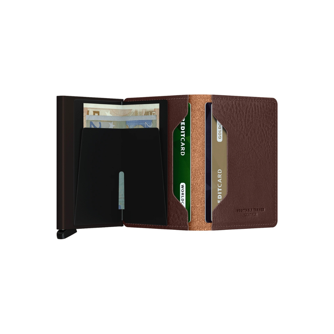 Secrid Vegetable Tanned Espresso-Brown Slimwallet
