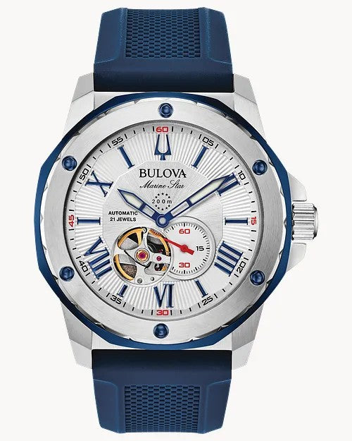 Bulova Marine Star Men's Automatic Watch 98A225