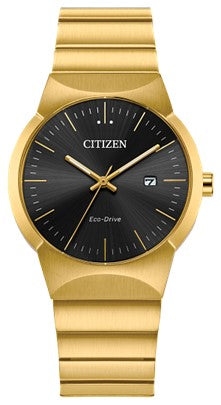 Citizen Eco-Drive Axiom Women's Yellow Gold-Tone Watch EW2672-58E