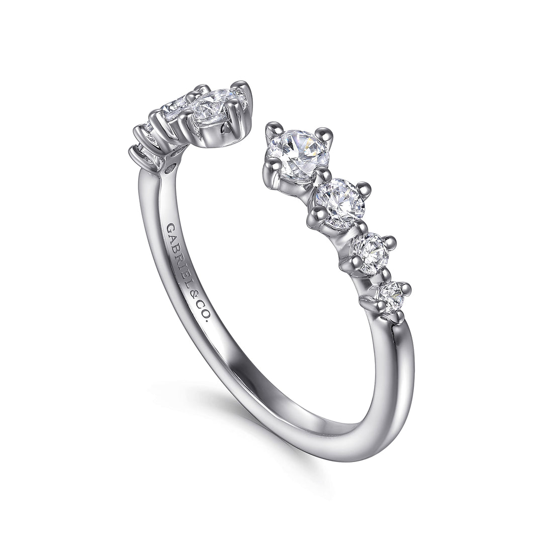 14K White Gold SI G/H 0.50 CTW Diamond Women's Wedding Band