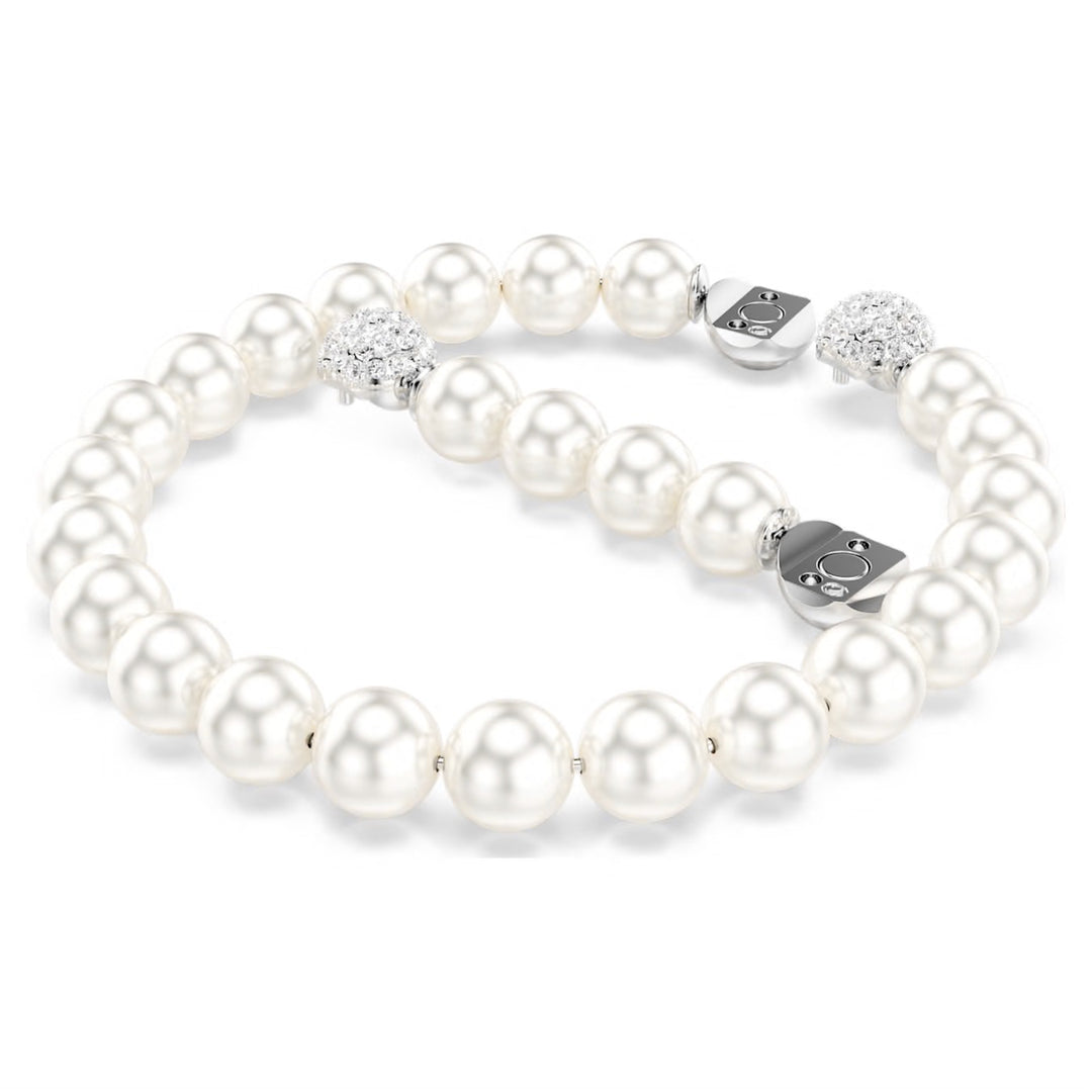 Swarovski Matrix Rhodium Plated Pearl Bracelet 5747747