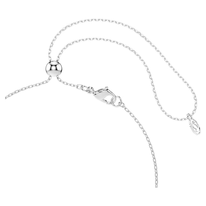 Swarovski Ariana Grande Rhodium Plated Dragonfly Y-Necklace With Multicoloured Cubic Zirconias And Crystal Pearl 5749183