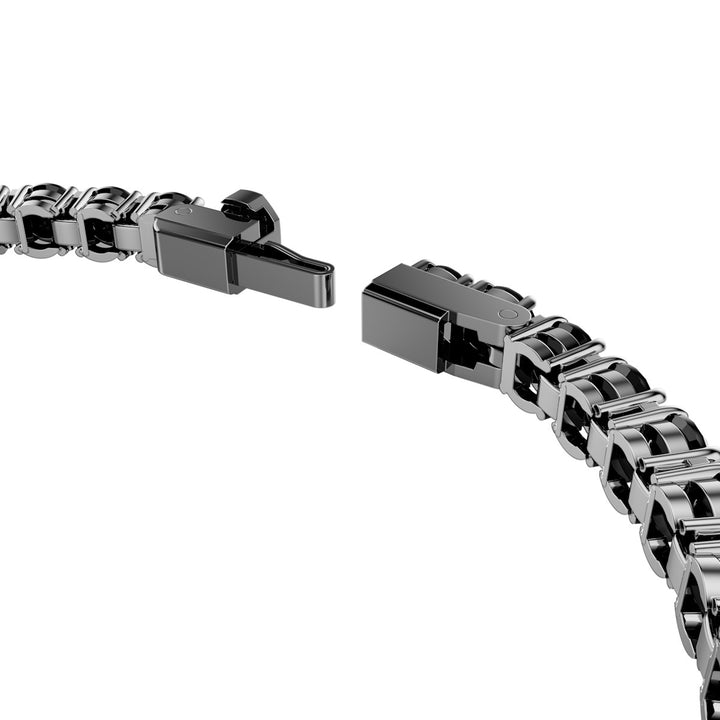 Swarovski Matrix Ruthenium Plated Bracelet With Black Zirconia's 5696031